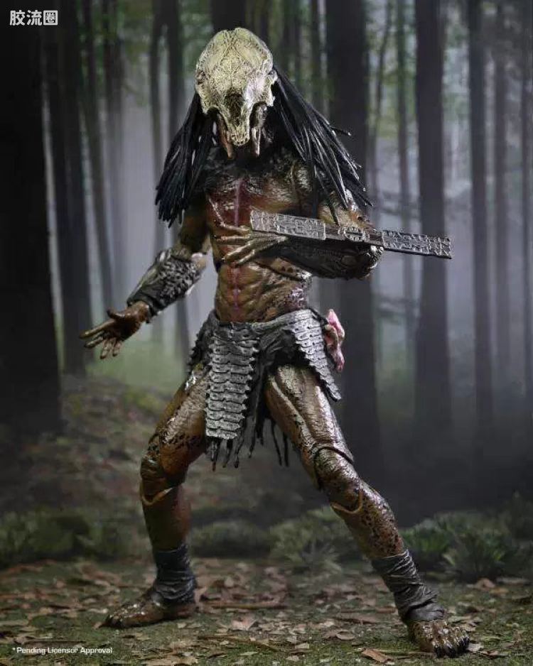 NECA 7寸可动人形系列 铁血战士 终极版/豪华版系列 铁血战士：猎物 Prey (2022) 野性掠食者 狂暴 骨面